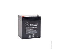 Batterie plomb AGM 4.5-12 General Purpose FR 12V 4.5Ah F4.8 - NX