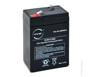 NX - Batterie plomb AGM S 6V-4.5Ah 6V 4.5Ah T1 - Unité(s)