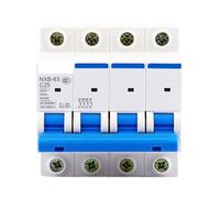 NXB-63 4P AC 230/400V Miniature Circuit Breaker C 6 10 16 20 25 32 40 63A Overload Protector DZ47 C Style Air Switch EKFBQBGW(100A)