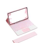 NXCVBNKZJ kuaijiexiaopu Étui de Protection for Clavier et Souris QWERTY détachable, avec Fente for Stylo, adapté à Huawei Matepad Matepad 11.5S 11.5 Pouces 2024(Pink+Touch Backlit Keyboard)