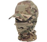 NXDRS Chapeau Militaire Tactique Camouflage Masque Facial Bandana Cagoule Capuche Couvre-Chef Casquette de Baseball pour entraînement Tactique Cyclisme Ski Chasse (CP Camo)