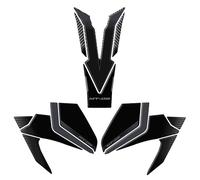 NXGHARTG Accessoires De Moto 3D Gel TAFT Protecteur Tank Autocollants Side Stickers Paint Protection La Peinture pour MT-09 2024