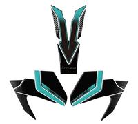 NXGHARTG Accessoires De Moto 3D Gel TAFT Protecteur Tank Autocollants Side Stickers Paint Protection La Peinture pour MT-09 2024
