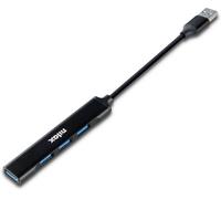 Nxhub401 Hub Usb 3.0 Alimenté Par 4 Ports, 3 Usb 2.0, 1 Usb 3.0, Multiprise Usb En Aluminium, Design Minimaliste, Pour Plusieurs Ports Usb Pour Pc[Z1703]