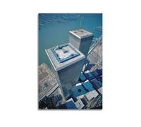 NXIYUHA Poster photo vintage The World Trade Center Under Construction 1966-1979 (60 x 90 cm)