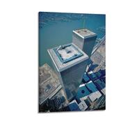 NXIYUHA Poster vintage The World Trade Center Under Construction 1966-1979 - Peinture décorative sur toile - 40 x 60 cm