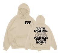 NXKAFAH It's Ok I'm Ok Tate McRae Hoodies T8 Think Later World Tour Sweatshirts Ropa Hombre Sudaderas Long Sleeve Winter Men Hoodie