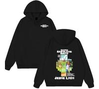 NXKAFAH Le Rappeur français Jeune Lion Alias Before BABYLONE Burnt Porte des vêtements Graphiques pour Hommes et Femmes des Sweats à Capuche Hip-hop de la Mode Pop et des vêtements décontractés.