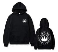 NXKAFAH Sweat à Capuche Graphique Forward Observations Group pour Homme Style Streetwear Noir Oversize Style Gothique décontracté.