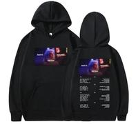 NXKAFAH Sweat à Capuche Graphique Halsey Back to Badlands The Tour 2025 pour Hommes et Femmes Cadeau pour Les Fans Manches Longues Style Y2K Oversize Polaire.