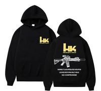 NXKAFAH Sweat à Capuche Graphique Heckler & Koch HK416 Collection Forward Observations Group Style rétro Unisexe Tendance Streetwear Masculin