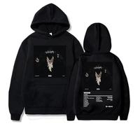 NXKAFAH Sweat à Capuche Lil Baby Wham Who Hard As Me, Sweat-Shirt Unisexe à la Mode mentale Lourde pour l'hiver, Polaire Chaude, Hip-hop, Streetwear, pour Hommes