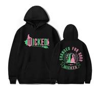 NXKAFAH Sweat à Capuche Unisexe à Manches Longues Wicked Changed for Good vêtements Streetwear Tendance