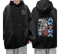 NXKAFAH Sweat-Shirts à Capuche d'hiver Neo Tokyo Anime Akira inspirés du Film de Science-Fiction et d'animation Shotaro Kaneda pour Couples Hommes et Femmes Style décontracté.