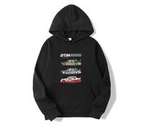 NXKAFAH Sweats à Capuche délavés Mercedes 190E Voiture 2.5 DTM Racing Sweats à Capuche Originaux imprimés de Fleurs de Rue pour Hommes et Femmes