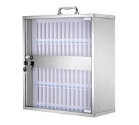 Nxkhox Casier de Stockage de Téléphone Portable, Boîte de Verrouillage pour Téléphone Portable 12/36/48/60 Emplacements avec Poignée, peut être Fixée au mur, pour les écoles(44 * 20 * 53cm)