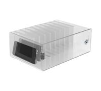 Nxkhox Casier de Stockage de Téléphone Portable, Support de Rangement pour Salle de Classe, Support Mural pour Téléphone Portable, Une Couche et Un Verrou, pour Réunions et Examens(Small)