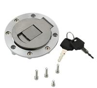 NXLJA Bouchon d'essence Accessoires De Moto pour Y-AMAHA XJR 400 XJ 600 pour Diversion 1992-2000 2001 2002 2003 2004 Couvercle De Réservoir De Carburant De Moto Serrure
