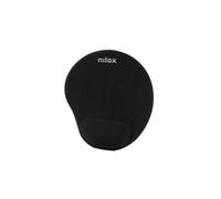 Nilox NXMPE01 tapis de souris Noir