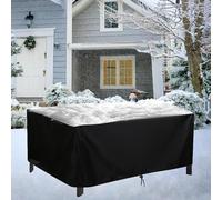 NXMYDBD Housse Salon de Jardin Extérieure pour Table Chaise Canapé 210x100x75cm/LxWxH Rectangulaire Anti-UV Tissu Oxford 420D Imperméable Bache avec Cordons de Serrage et Boucles Réglables