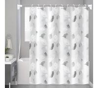 NXMYDBD Rideau de Douche à Impression numérique avec Crochets en Plastique, Doublure pour Cabine de Douche et baignoires Rideaux de Salle de Bain Rideau de Douche 180x230cm/(WxH)