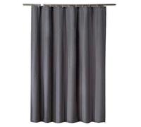 NXMYDBD Rideau de Douche Gris foncé, Couleur Unie, imperméable, pour Baignoire, Extra Large, 12 Crochets, 70x160cm (LxH)