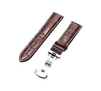 NXNONEPD 18/20 / 22/24 mm Business Bamboo Modèle Bambou Sangle de montre de bouche avec une boucle de déploiement poli à libération rapide