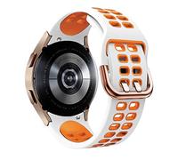 NXNONEPD 20mm Official Silicone Strap For Samsung Galaxy Watch4 Classic 46 42mm/44 40mm Smartwatch Ridge Sport Bracelet Watch Band Correa