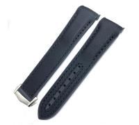 NXNONEPD 22 mm 21 mm 20 mm Nouveau tissu en nylon Cow Hide Composite Watch Band Ajustement pour Omega 300 Planet Ocean 600 Watch Socle