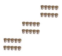 NXNONEPD 3sets 10x14mm rétro Disque Disque Fleur Forme Anneau de support DIY DIY BIJELLIE VID