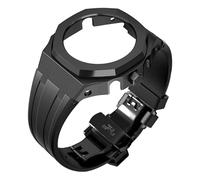 NXNONEPD 4th Generation GA2100 Rubber, Metal Bezel Strap Kit with Dial Butterfly Buckle for Men/Women GA2100 Upgrade DIY Replacement Accessories Set watch strap