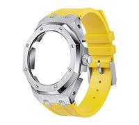 NXNONEPD 5rd Kit Silicone Watch Band Strap Metal Bezel Models For GA2100/GA2110, Men's Watch Modding Replacement Accessories Set, Case Band With Tools