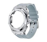 NXNONEPD 5rd Metal Watch Bezel Fluororubber Strap Retrofit Kit For GA-2100/GA-2110