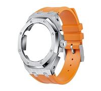 NXNONEPD 5rd Soft Silicone Strap Metal Case For GA2100VB-1A,GA2100-1A1,GA2100-7A Mod Retrofit Kit