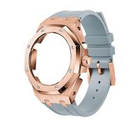 NXNONEPD 5rd Soft Silicone Strap Metal Case For GA2100VB-1A,GA2100-1A1,GA2100-7A Mod Retrofit Kit
