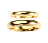 NXNONEPD Anneau de couple, bague à hommes uniques polies, bague promesse en acier inoxydable correspondant à lui