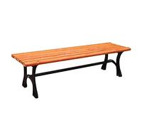 NXNONEPD Banc de Jardin en Plein air, Banc de Jardin Chaise de Parc de Meubles de Patio extérieur, Chaise de Porche à l'épreuve des intempéries avec Dossier