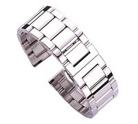 NXNONEPD Bracelet de montre en acier inoxydable 18 20 21 22 23 24 mm Silt Silver Metal Watch Bandle Boucche Déploiement Touplement ACCESSOIRES ACCESSOIRES ACCESSIONNANTS