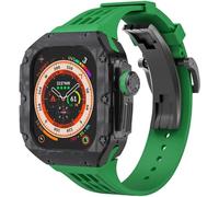NXNONEPD Carbon Fiber Watch Case Rubber Band Mod Kit，For Ultra 2 49mm Series Replacement Accessories，Men Women Rm Style Watch Case Strap Modification Kits
