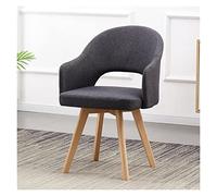 NXNONEPD Chaise d'accentuation pivotante Moderne du Milieu du siècle avec des Jambes en Bois Fauteuil plongé Confortable pour Le Bureau à Domicile Salle de réunion Blanc