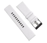 NXNONEPD Classical 22 24 26 28mm Lychee Texture Genuine Leather Watchband for Diesel Black White Brown Watch Strap Wrist Bracelet (Color : Preto, Size : 28mm)