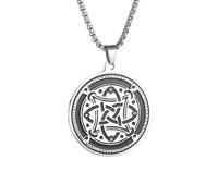 NXNONEPD Collier Femmes Chain Men Cross Retro Nordic Irish Irish Knot Pendre Pendre des bijoux d'amulette et des cadeaux