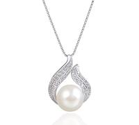 NXNONEPD Collier GSZCCZs avec pendentif, collier de type femme de perle