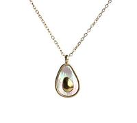 NXNONEPD Collier GSZCCZS Colliers de coquille avocat créatif Colliers de clavicule élégants et uniques Colliers de pendentif accrocheur