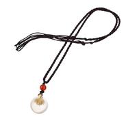 NXNONEPD Collier pendentif à balle en verre transparent Unique KeepSake for Hair Memory Preservation Liscet Design à la mode bijoux pour les couples et le style