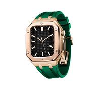 NXNONEPD For Band Series 8 45mm 44mm Men Women Military Metal Case With Silicone Strap Shockproof Bumper For IWatch Series 7/SE/6/5/4 Beautiful Gift