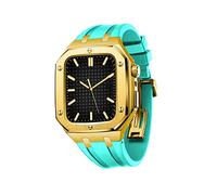 NXNONEPD For Band with Case Series 8,45mm Rugged Strap with Shockproof Bumper Case, Men Women Sports Military Band Protective case only for iWatch Series 7 SE 6 5 4
