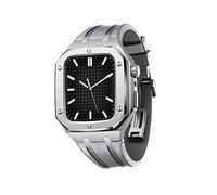 NXNONEPD For Band with Case Series 8,45mm Rugged Strap with Shockproof Bumper Case, Men Women Sports Military Band Protective case only for iWatch Series 7 SE 6 5 4