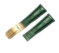 NXNONEPD Genuine Strap For Green 20mm Butterfly Buckle Watch Band