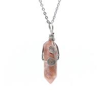 NXNONEPD GSZCCZS Collier de pendentif en pierre de quartz naturel GSZCCZ
